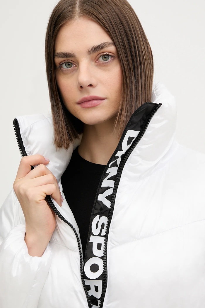 Dkny kurtka OTW - PUFFERS biały DP5J9623