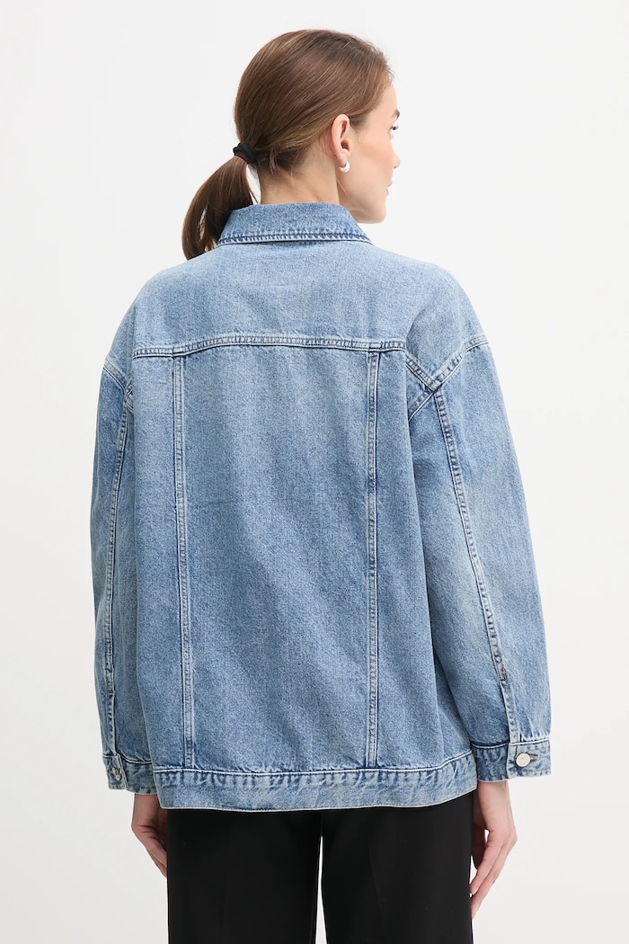 Îmbrăcăminte Dkny geacă jeans DJ5J6201 albastru