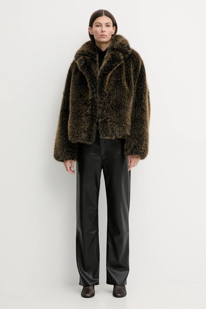 Παλτό Stand Studio India 66611.9426 μαύρο AW25