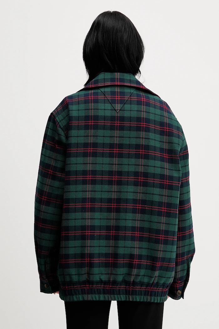 Îmbrăcăminte Tommy Jeans geacă DN0DN00097 verde