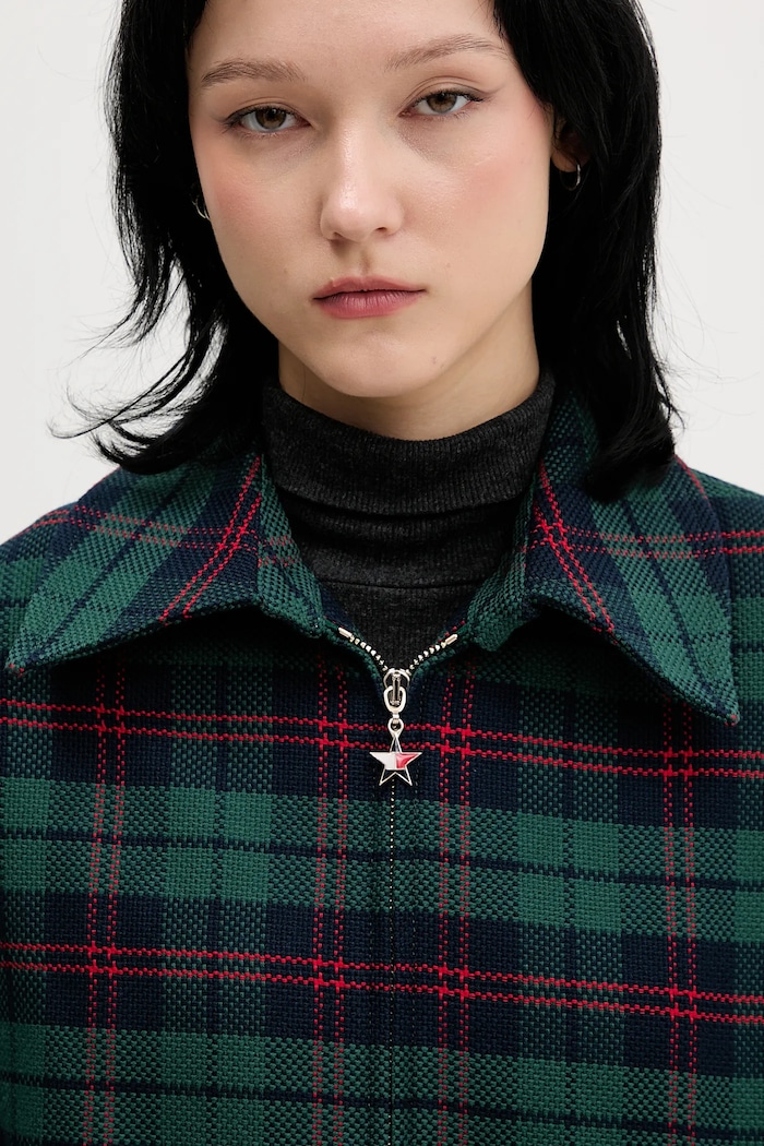 Tommy Jeans geacă verde DN0DN00097
