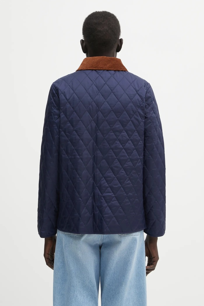 Одяг Куртка Sporty & Rich NY Crest Nylon Quilted JA01962243BL106 темно-синій