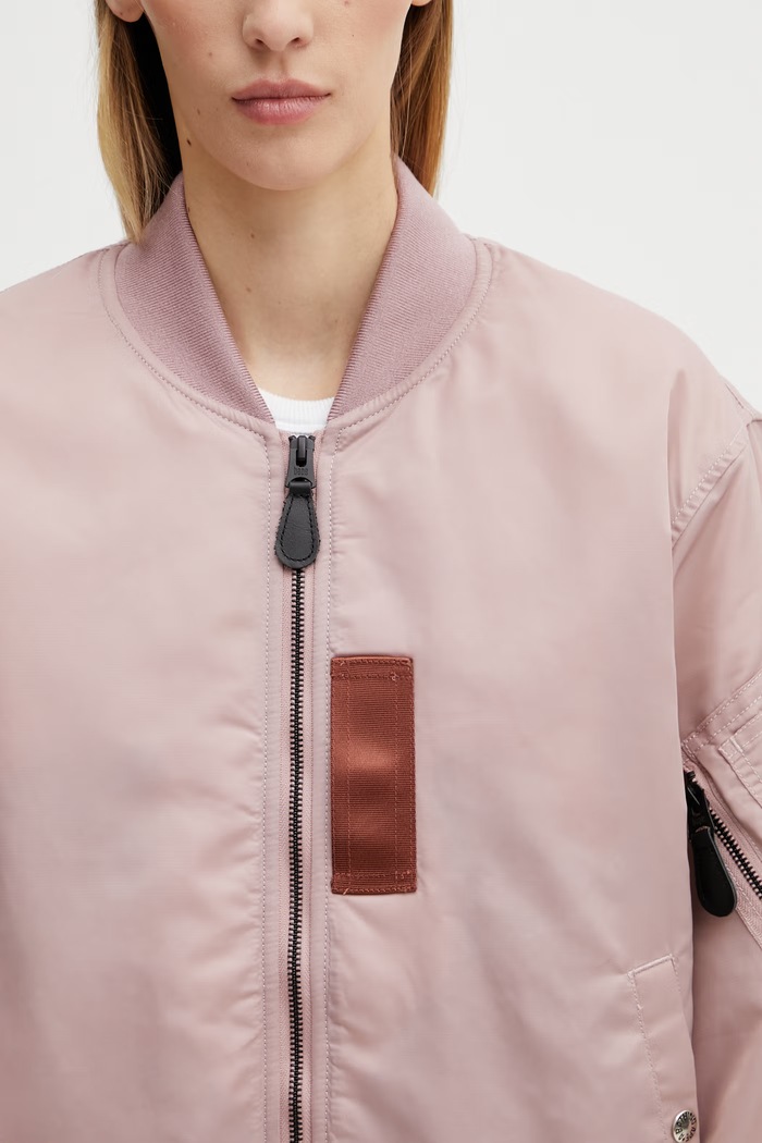 Μπουφάν bomber A Bathing Ape Shark MA-1 001HJL802003L ροζ