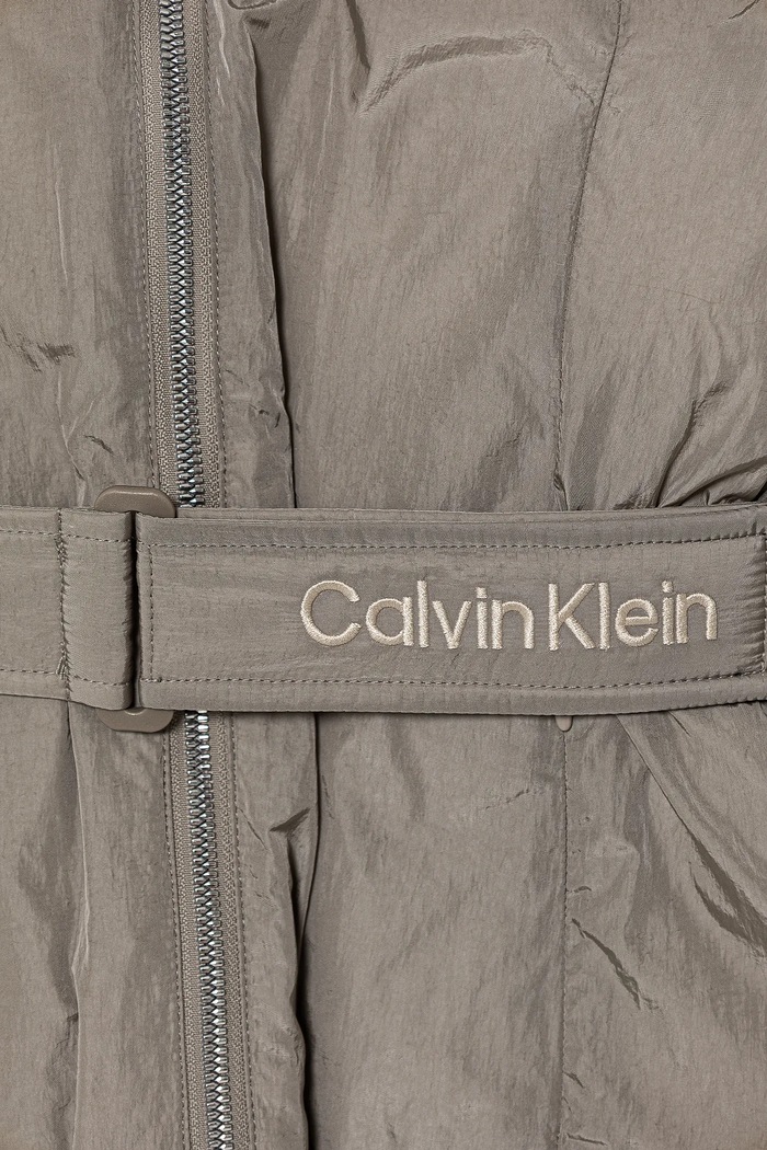 DÍVKA Dětská bunda Calvin Klein Jeans IG0IG02976.128.170.9BYA šedá