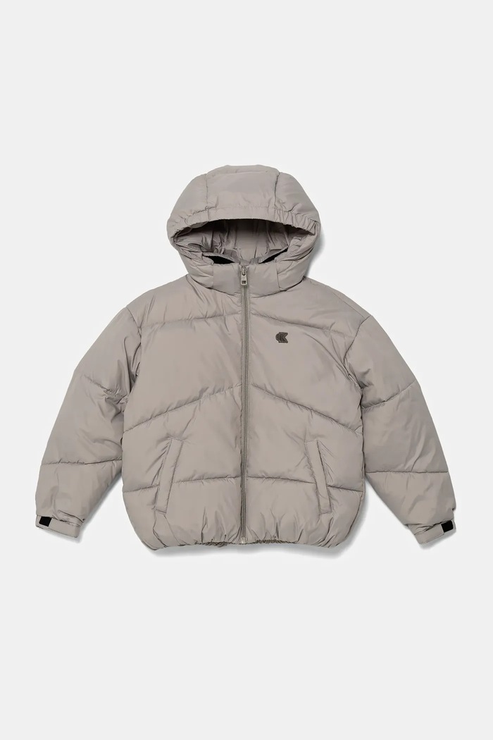 Detská bunda Calvin Klein Jeans zateplené sivá IG0IG02987.9BYA