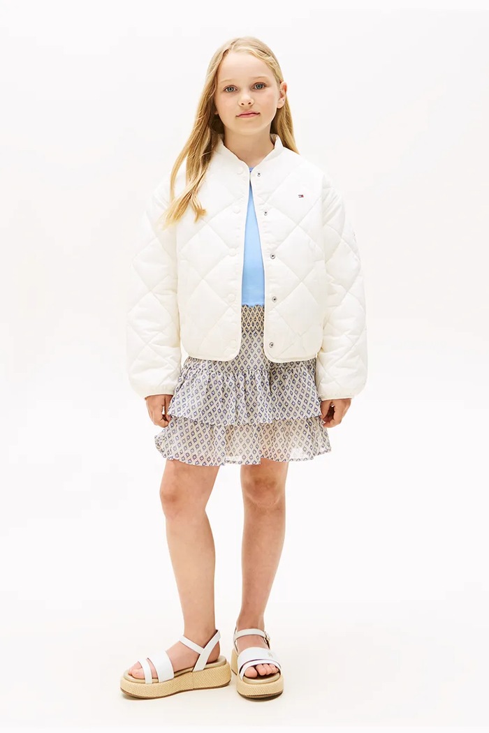 Dziewczynka Tommy Hilfiger Kurtka dziecięca KG0KG08834.9BYA beżowy