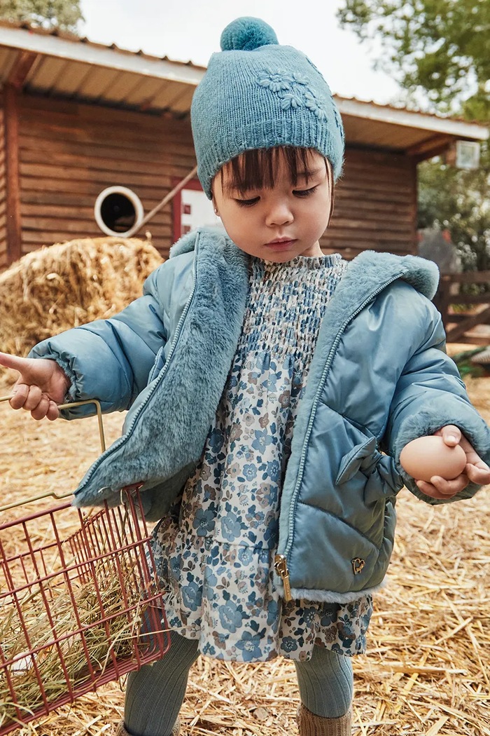 Mayoral csecsemő kabát enyhén szigetelt kék 2435.4A.Baby.9BYA