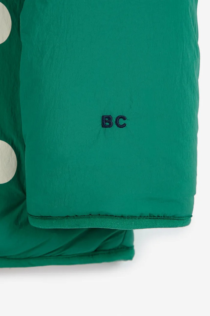Dětská oboustranná bunda Bobo Choses Clover 225AC121 zelená