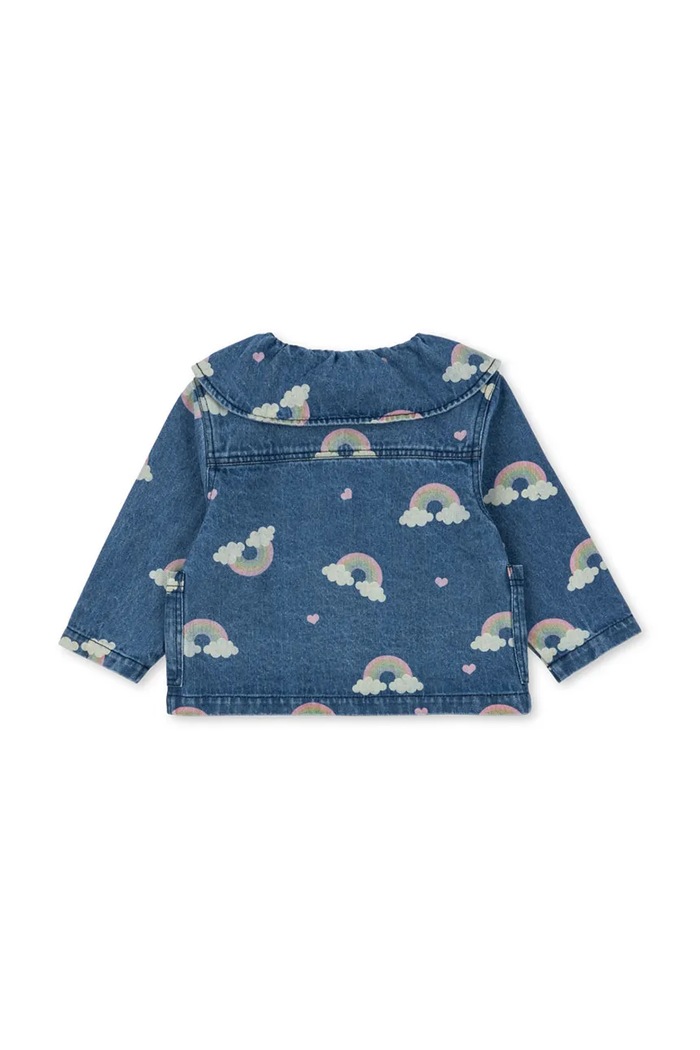 Konges Sløjd kurtka jeansowa dziecięca MAGOT DENIM SHIRT GOTS KS103883.9BYA granatowy AW25
