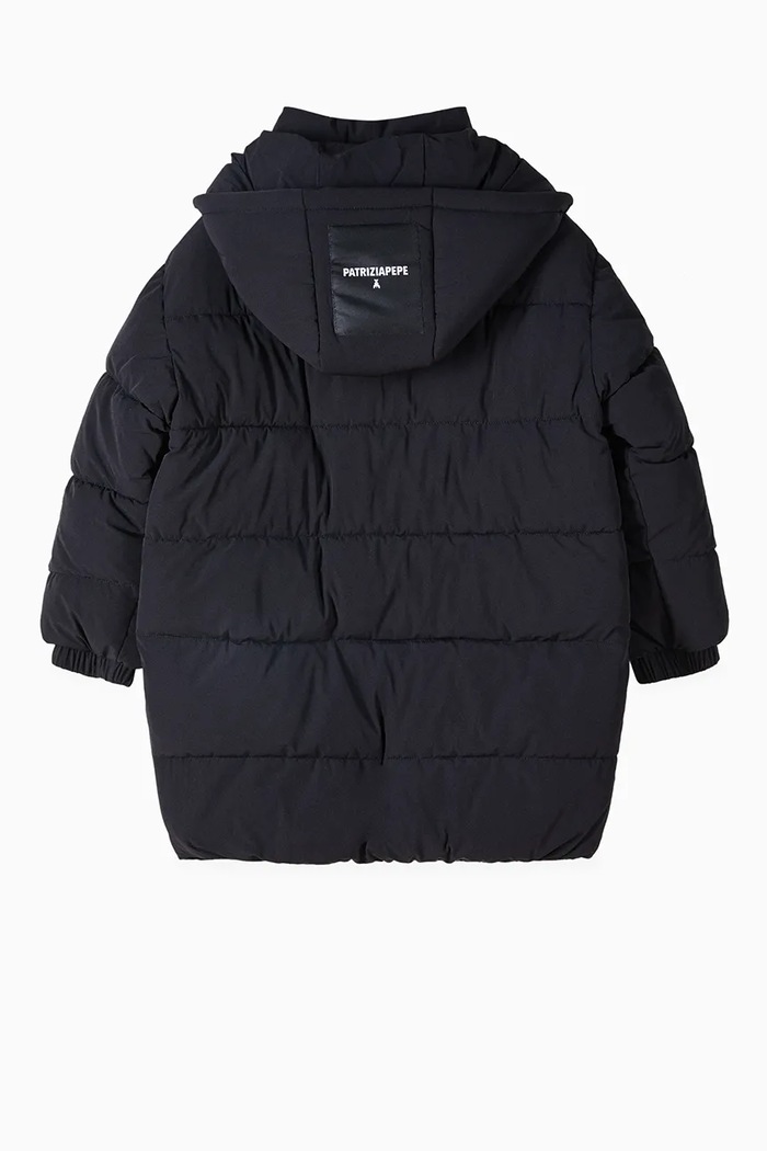 Detská bunda Patrizia Pepe A628 7O0044 čierna AW25