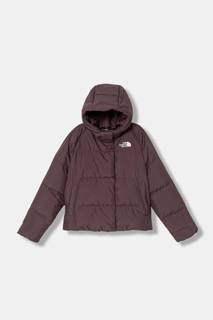 The North Face kurtka puchowa dziecięca G NORTH DOWN HOODED JACKET pozostałe fioletowy NF0A88UDBQ71