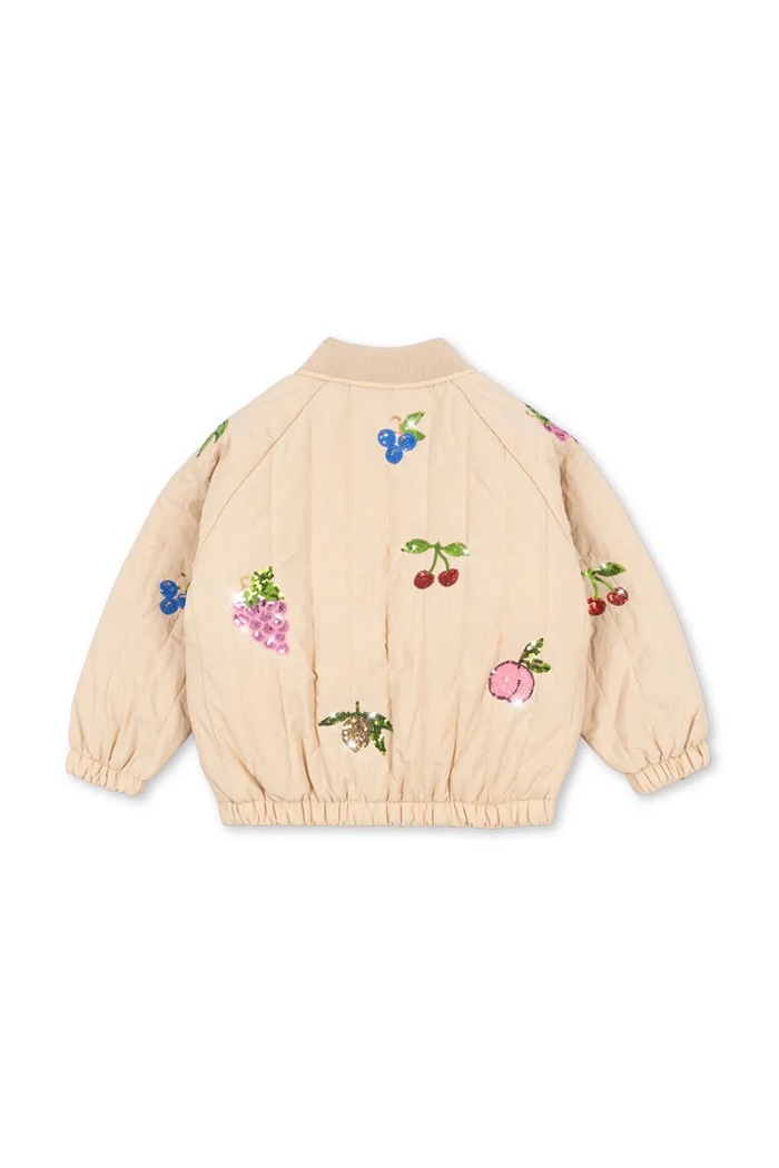 Fete Konges Sløjd Geacă JUNO SEQUIN BOMBER JACKET KS103490.9BYA bej