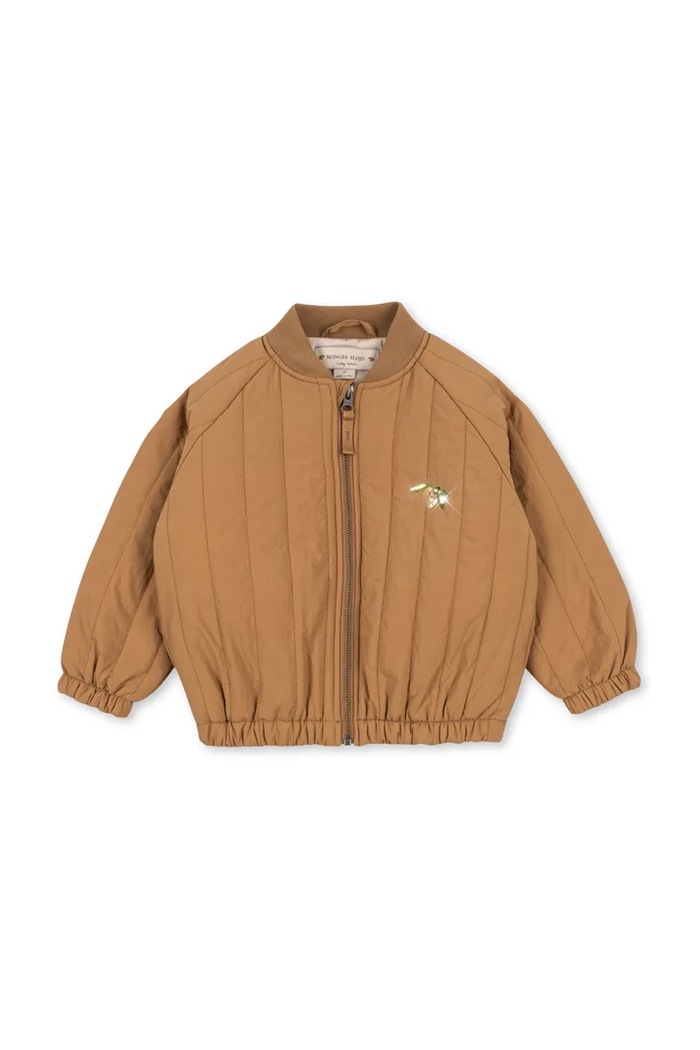 Konges Sløjd geacă JUNO SEQUIN BOMBER JACKET KS103490.9BYA maro AW25
