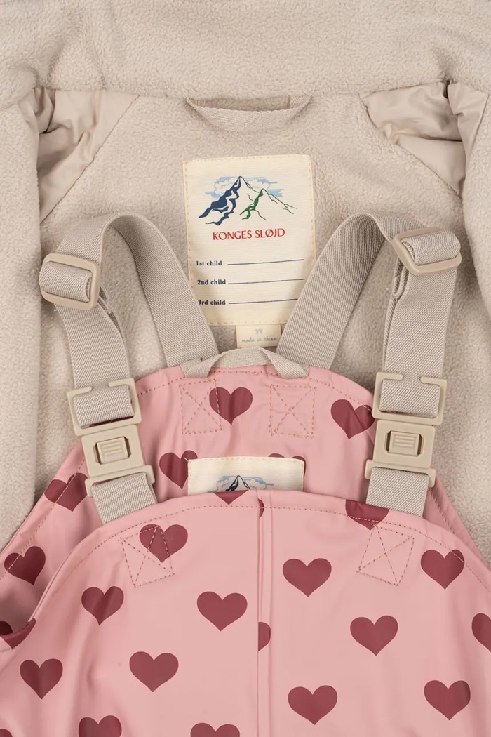 Konges Sløjd komplet RAINY PALME SET GIRL KS103531.9BYA różowy