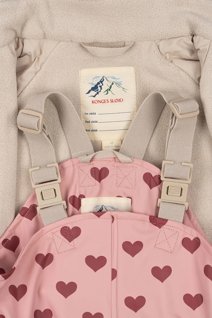 Konges Sløjd komplet RAINY PALME SET GIRL KS103531.9BYA różowy