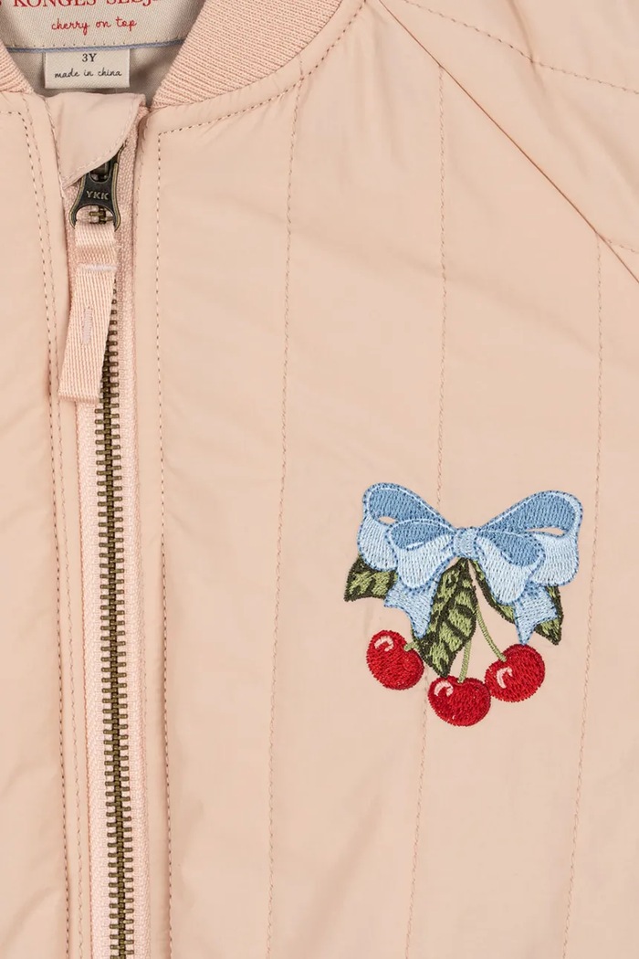 Детско яке бомбър Konges Sløjd JUNO BOMBER JACKET KS103484.G.9BYA бежов