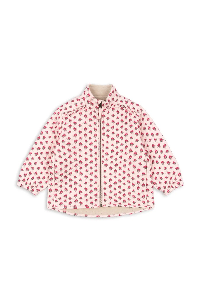 Konges Sløjd kurtka dziecięca THERMO FRILL JACKET GRS KS103545.9BYA różowy AW25