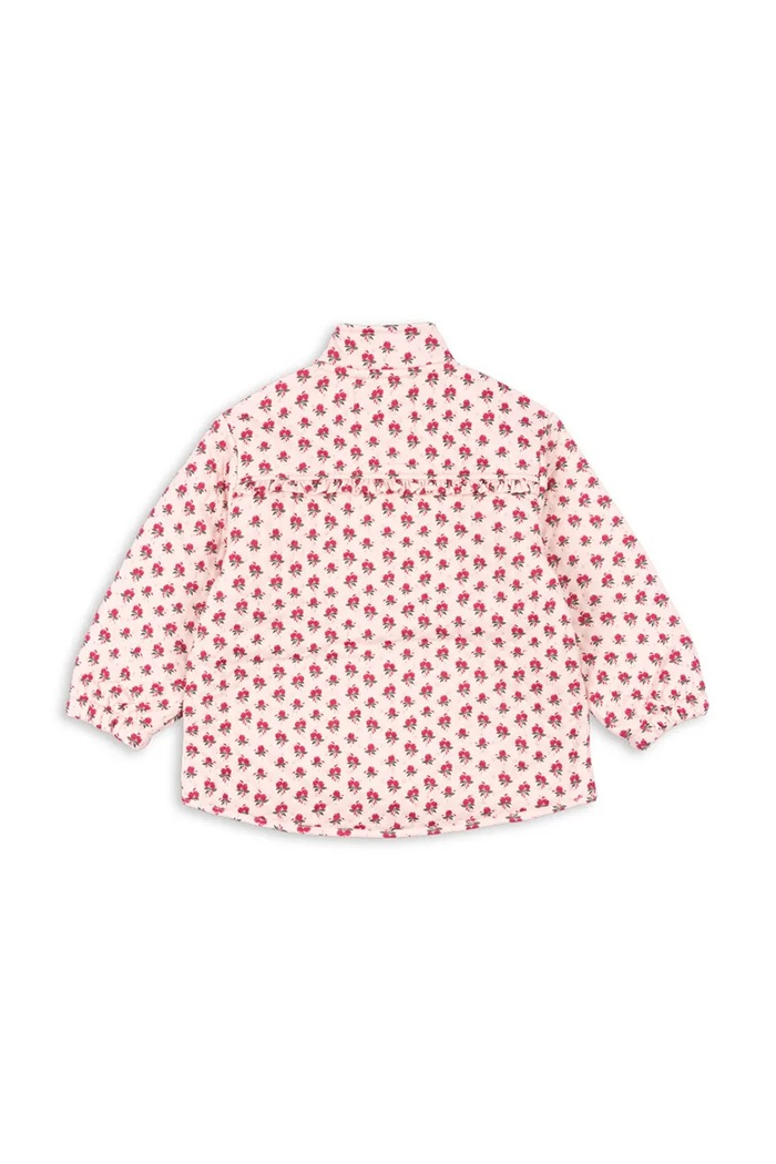 Dziewczynka Konges Sløjd kurtka dziecięca THERMO FRILL JACKET GRS KS103545.9BYA różowy