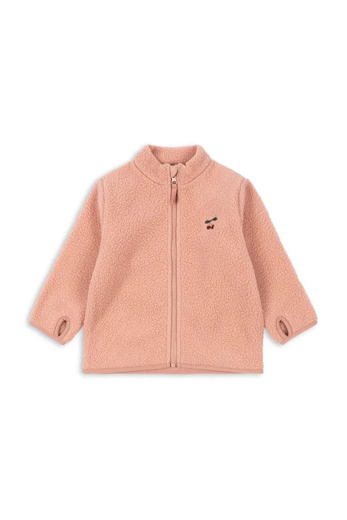 Konges Sløjd bluza dziecięca THERMY FLEECE JACKET GRS KS103548.G.9BYA różowy AW25