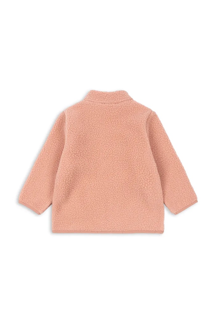 Dziewczynka Konges Sløjd bluza dziecięca THERMY FLEECE JACKET GRS KS103548.G.9BYA różowy