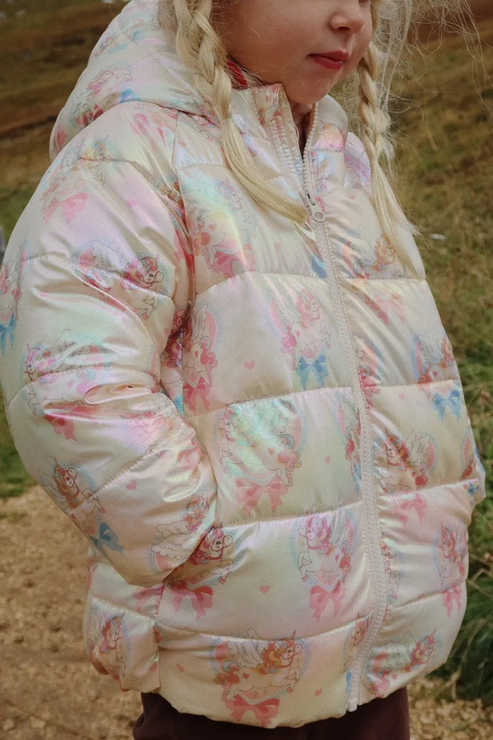 Konges Sløjd kurtka dziecięca KATH JACKET GRS pozostałe srebrny KS103491.9BYA