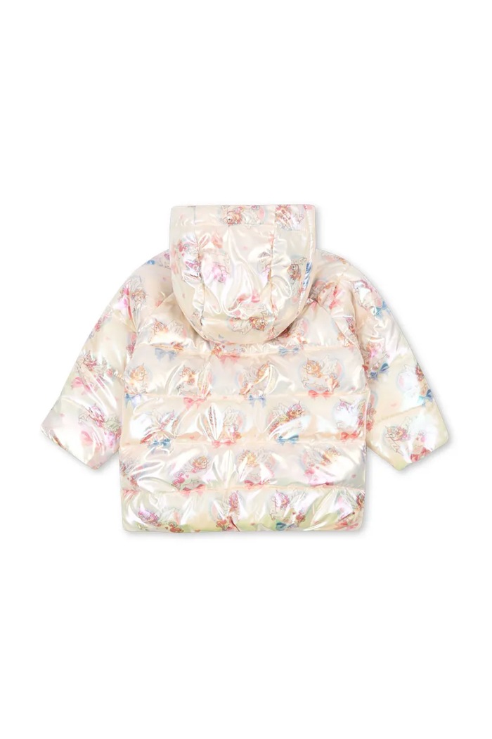 Dziewczynka Konges Sløjd kurtka dziecięca KATH JACKET GRS KS103491.9BYA srebrny