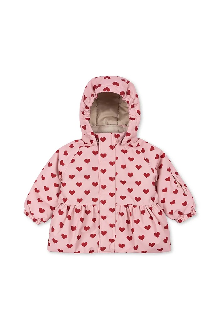 Detská bunda Konges Sløjd MISMOU FRILL JACKET KS103512.9BYA ružová AW25
