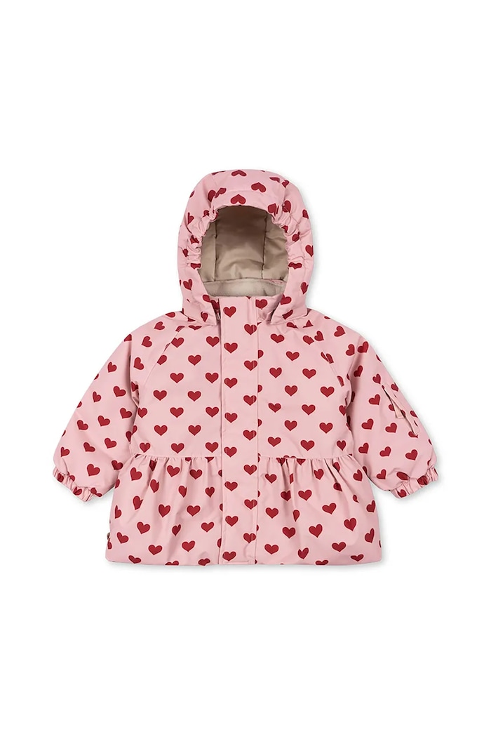 Detská bunda Konges Sløjd MISMOU FRILL JACKET KS103512.9BYA ružová AW25