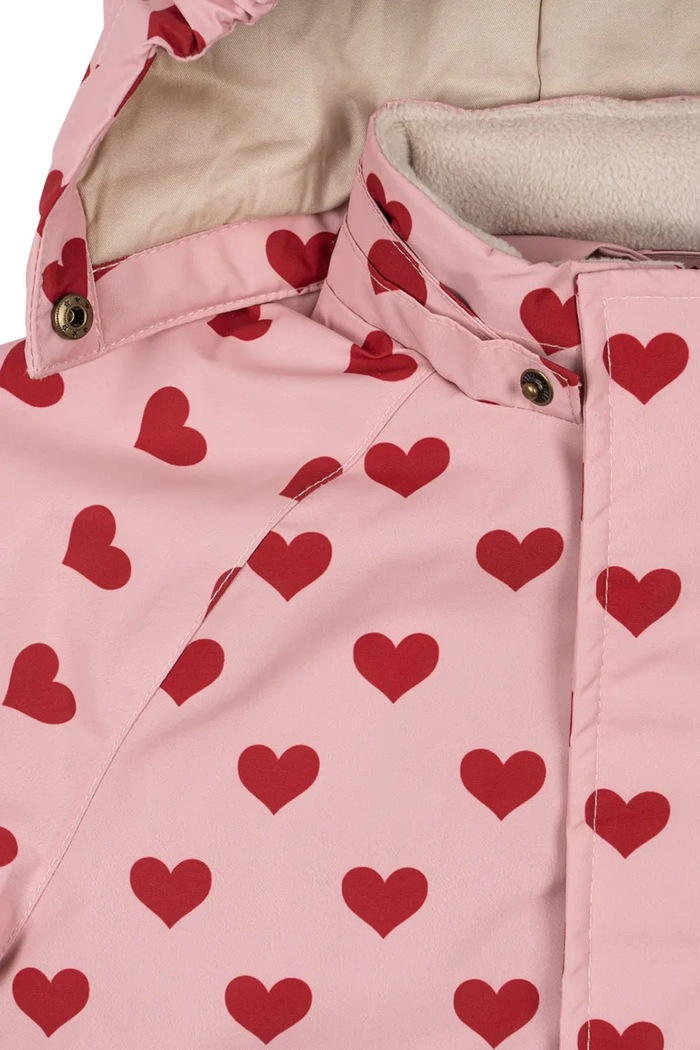 Detská bunda Konges Sløjd MISMOU FRILL JACKET ružová KS103512.9BYA