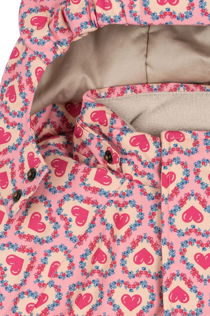 BIMBA Konges Sløjd tuta per bambini NOHR SNOWSUIT PRINT KS103517.G.9BYA rosa