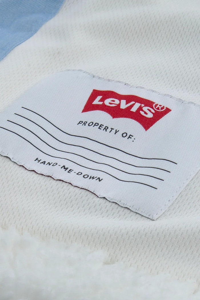 Detská bunda Levi's BIG PKT SHEPA TRUCKER béžová 4EN635