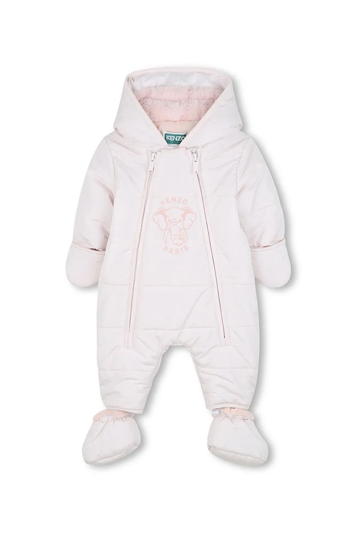 Overal pre bábätká Kenzo Kids zateplené ružová K61255.86