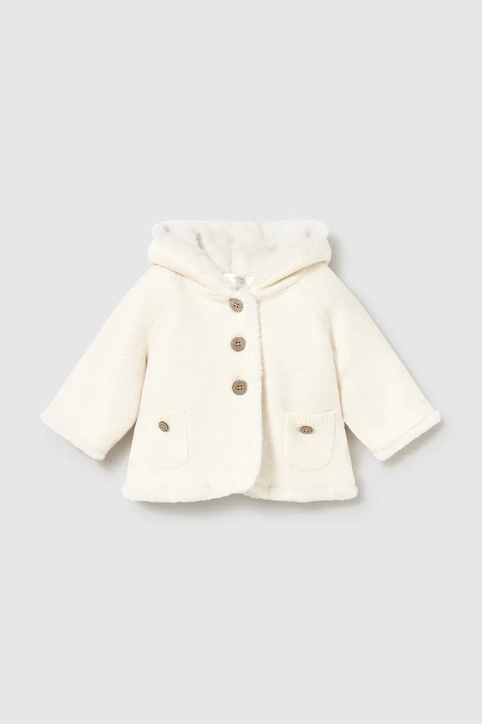 Mayoral Newborn geacă bebe 2333.2L.Newborn.9BYA bej AW25