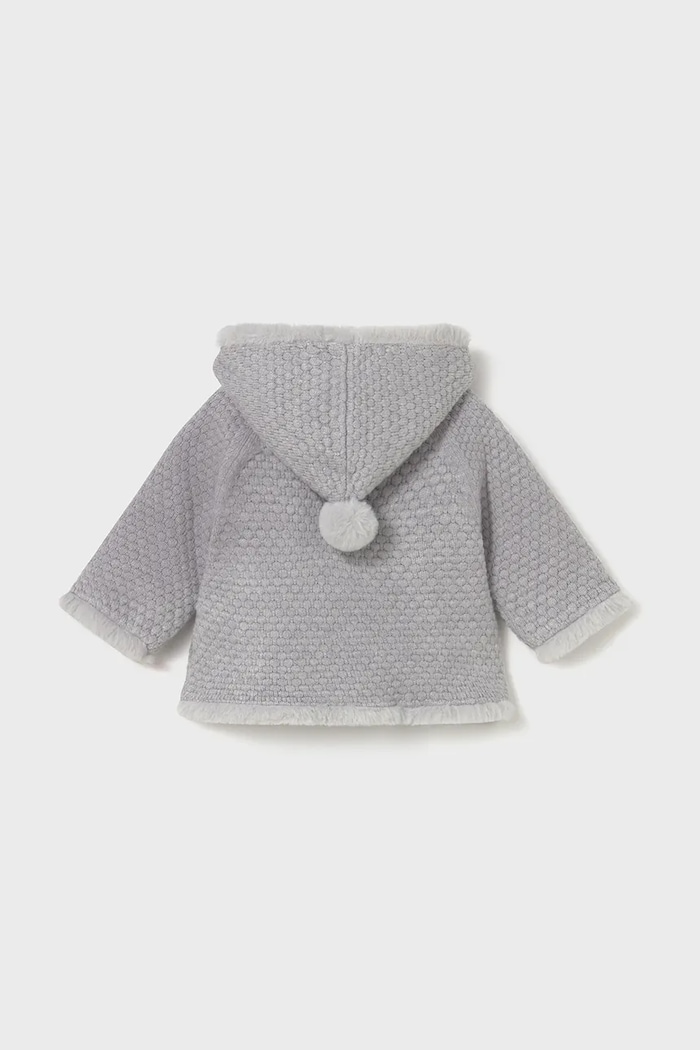 Бебешко яке Mayoral Newborn 2333.2L.Newborn.9BYA сив AW25
