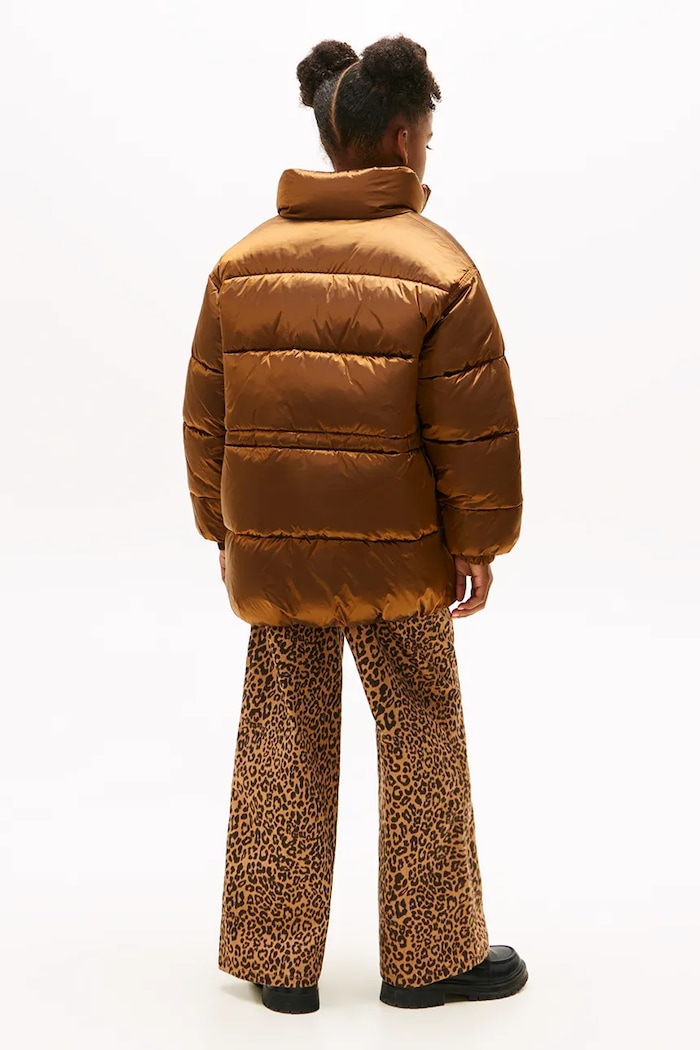 Fete Tommy Hilfiger geacă KG0KG08762.9BYA maro