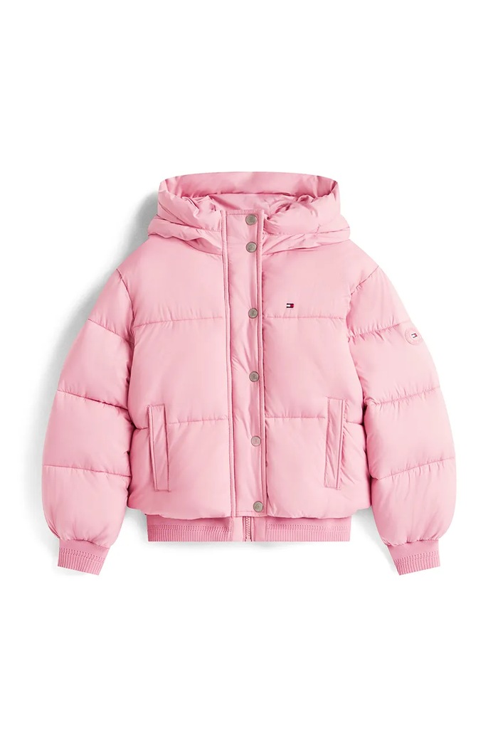 Tommy Hilfiger Geacă copii KG0KG08861.128.176.9BYA roz AW25