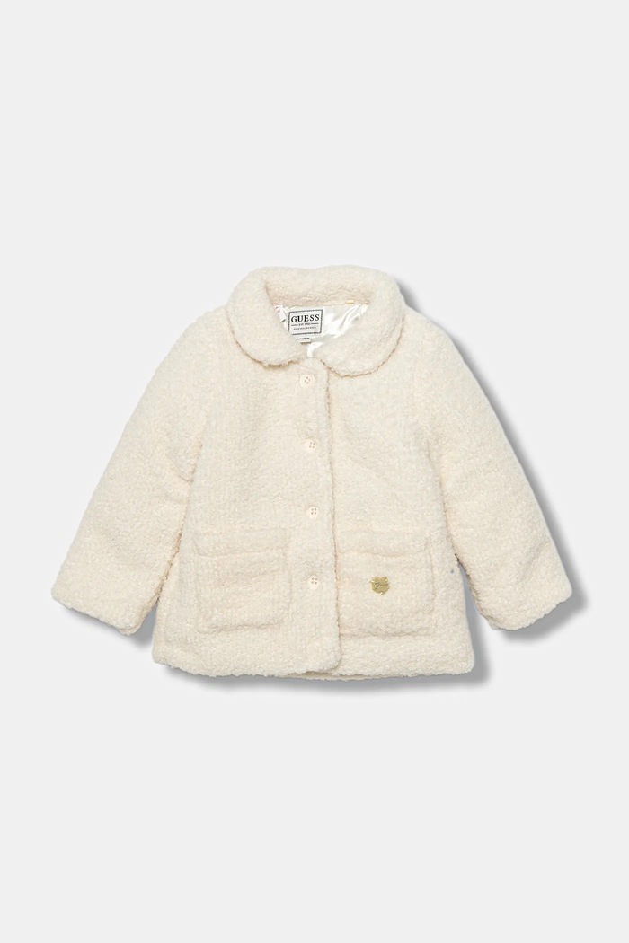 Jakna za bebe Guess bez kapuljače bež A5BL01.WGIT0.9BYA