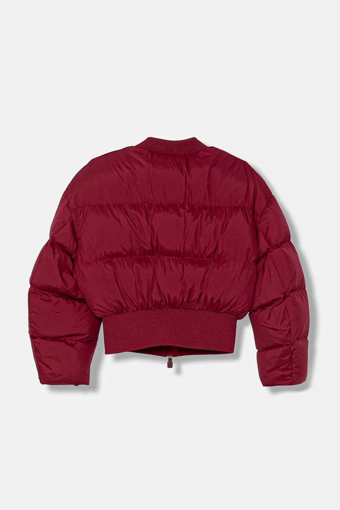 Dětská bunda Elisabetta Franchi EFGB131.C.NY297 burgundské AW25