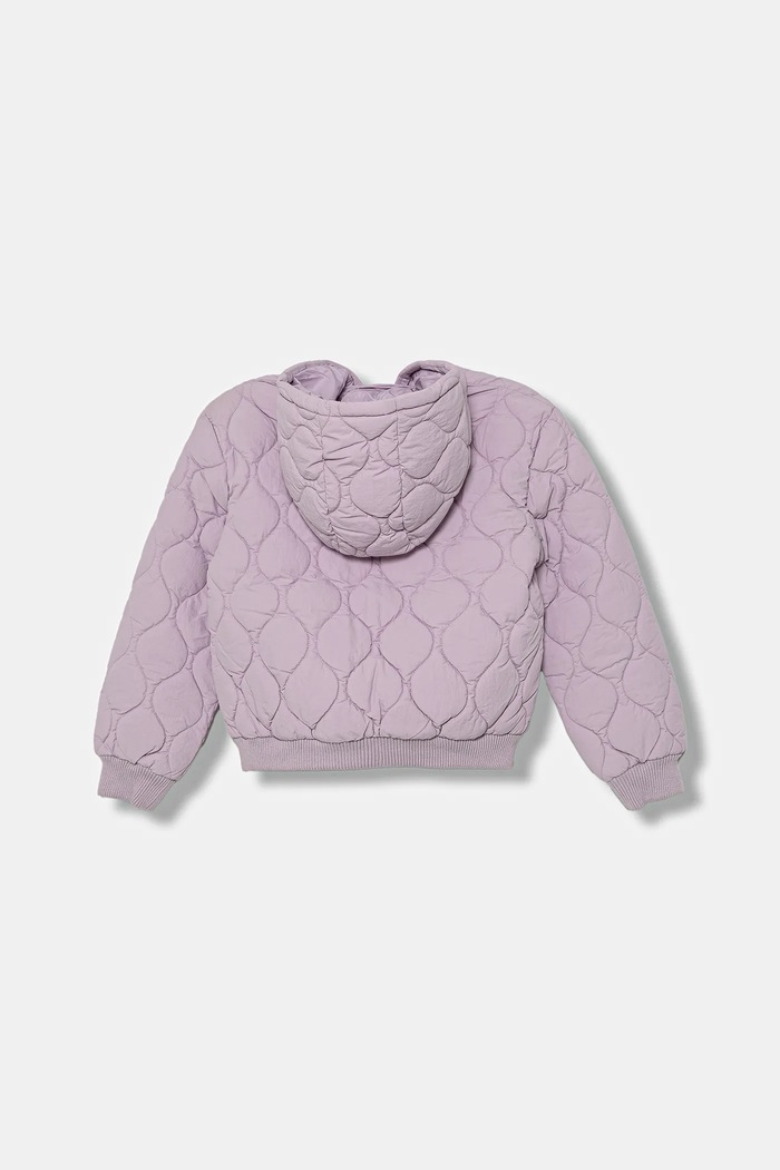 United Colors of Benetton kurtka dziecięca 2IGGCN06M.G.seasonal fioletowy AW25