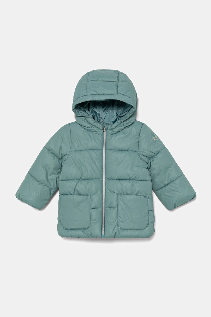 United Colors of Benetton kurtka dziecięca pozostałe turkusowy 2NQRGN03V.P.seasonal