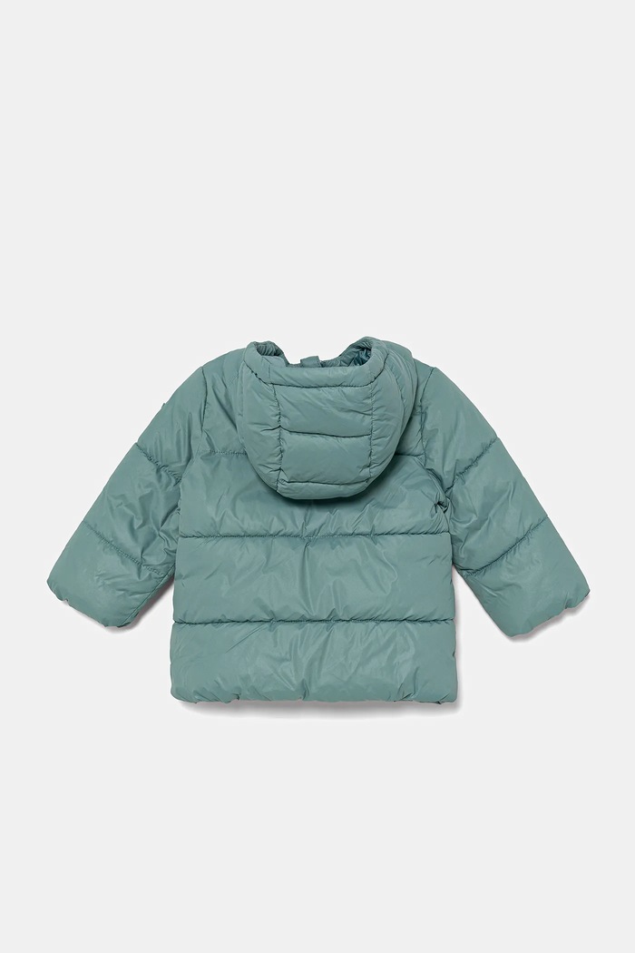 United Colors of Benetton kurtka dziecięca 2NQRGN03V.P.seasonal turkusowy AW25