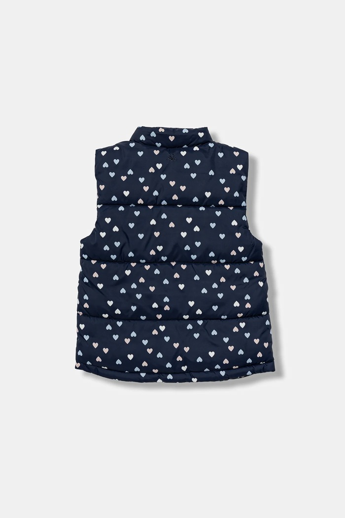 Детски елек United Colors of Benetton 2V3YGJ00O.P.seasonal тъмносин AW25
