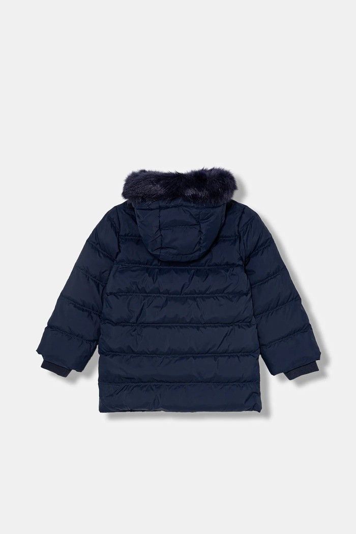 Detská páperová bunda United Colors of Benetton 2WU0CN04Z.G.reproposed tmavomodrá AW25