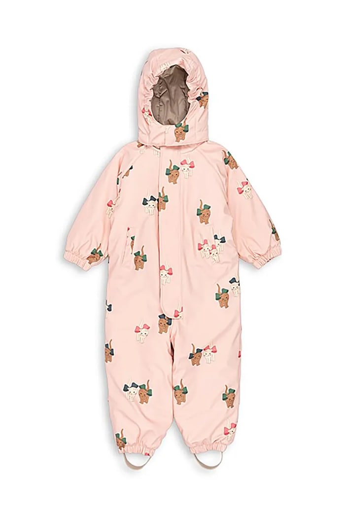 Detská kombinéza Konges Sløjd RAIN SNOWSUIT prechodné ružová KS104477.9BYA