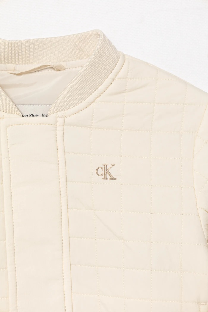 Chłopiec Calvin Klein Jeans kurtka IN0IN00246.9BYA beżowy