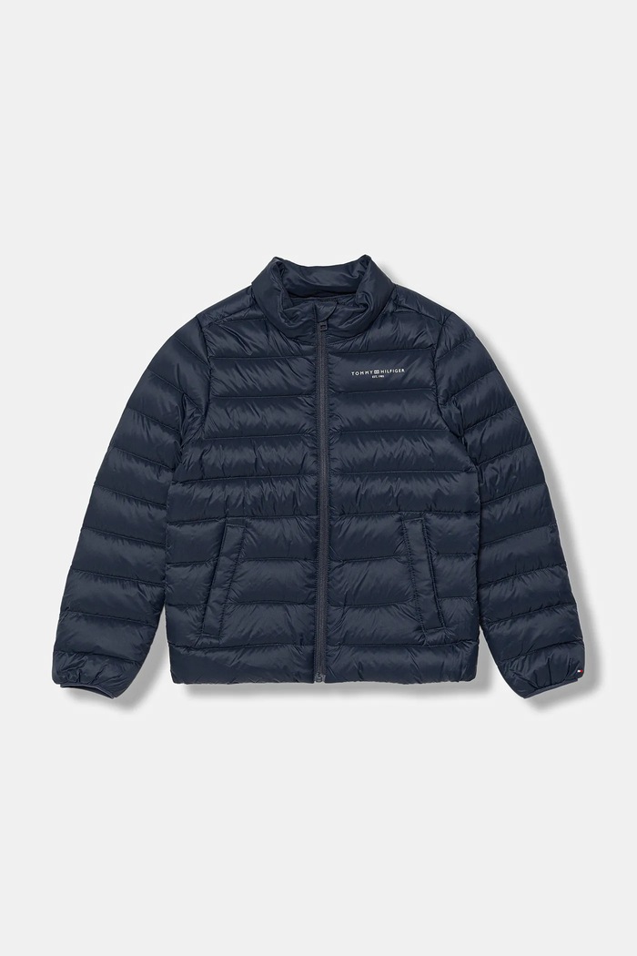 Παιδικό μπουφάν Tommy Hilfiger KS0KS00652.9BYA σκούρο μπλε AW25
