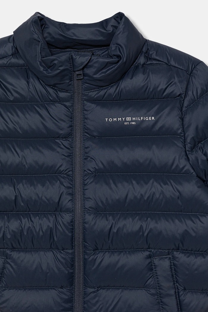 Παιδικό μπουφάν Tommy Hilfiger σκούρο μπλε KS0KS00652.9BYA