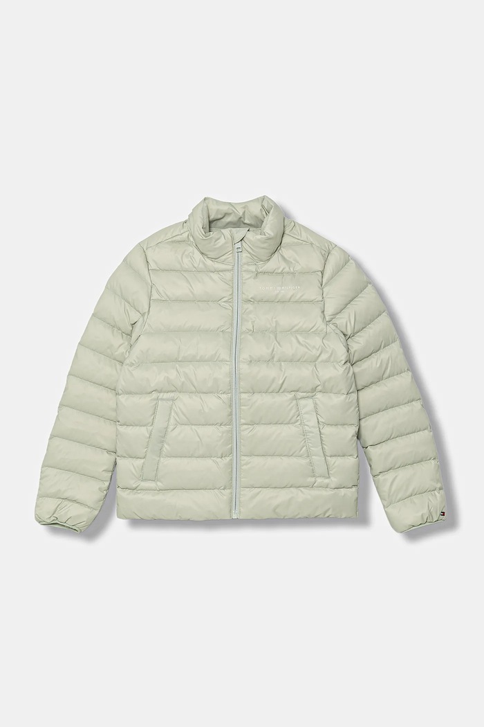 Tommy Hilfiger geacă copii KS0KS00652.9BYA turcoaz AW25