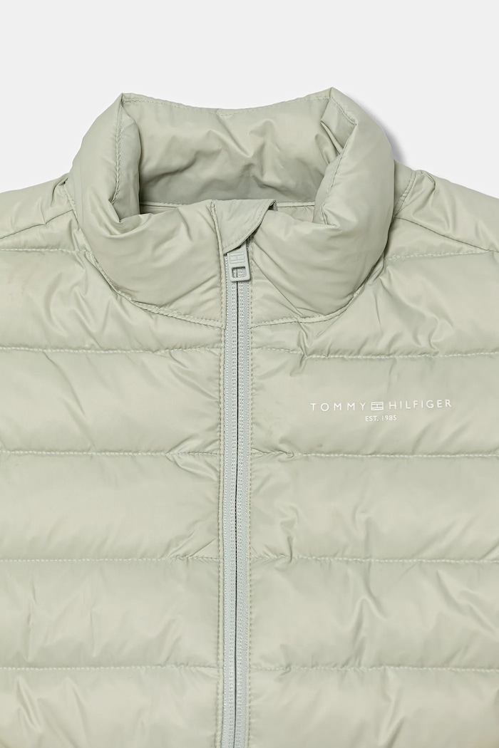 Tommy Hilfiger geacă copii turcoaz KS0KS00652.9BYA