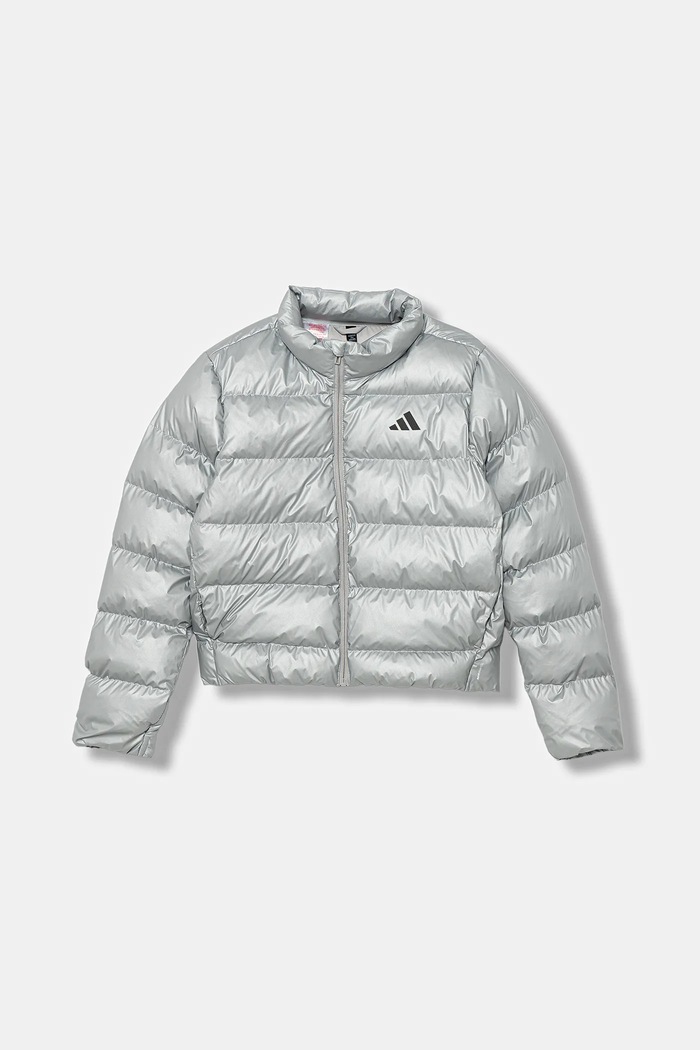 Детско яке adidas JM1670 сребърен AW25